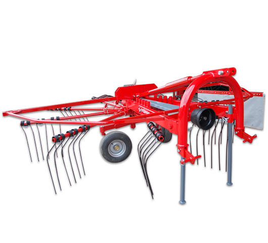 TÜMİŞ TM-R 330 rotary hay rake working position