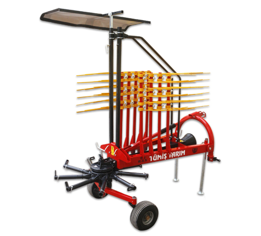 TÜMİŞ TM-R 3.5 rotary hay rake side view